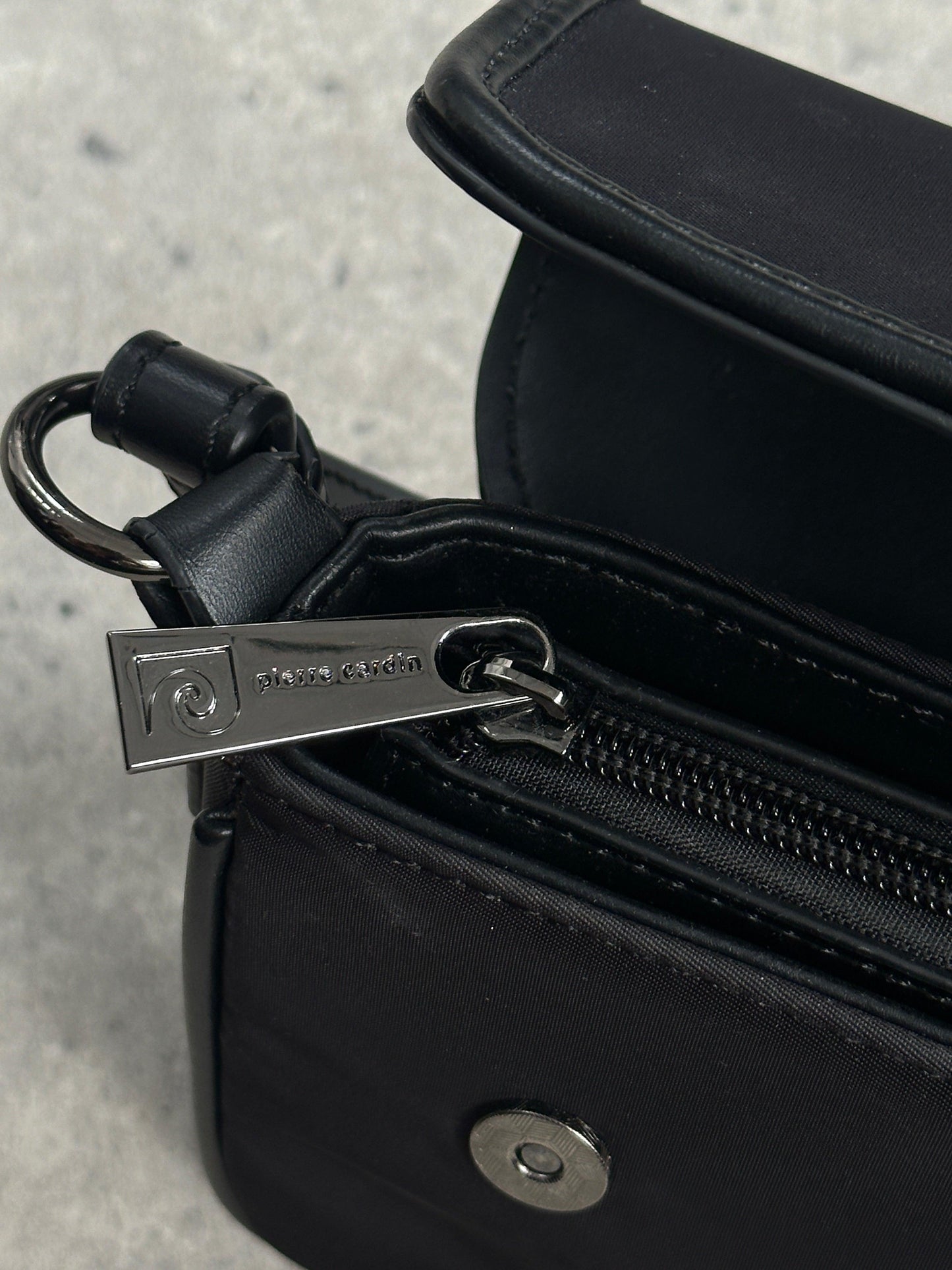 Pierre Cardin Nylon Hardware Shoulder Bag - Known Source