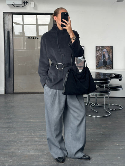 Krizia x Piacenza 1733 1990s Virgin Wool Jacket - M