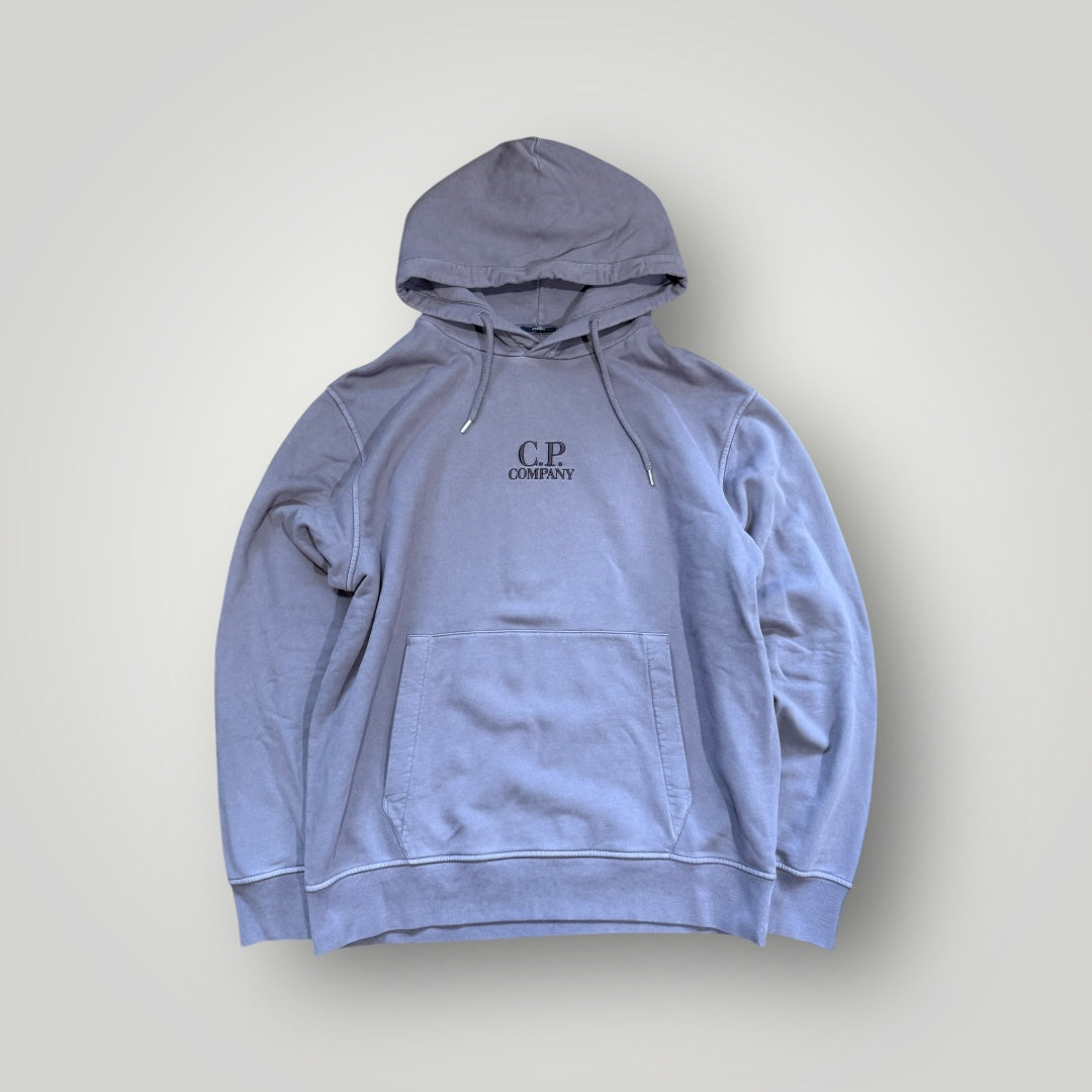 C.P. Company Cotton Diagonal Fleece Hooded Jumper L BNWT