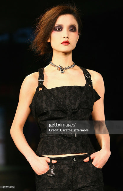 Vivienne Westwood F/W 2008 Red Label bondage dress | Grey, Multicoloured