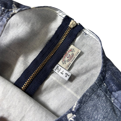 Armani Jeans 90's Patchwork Sleeveless Top UK 8/10 | 8/10, Blue