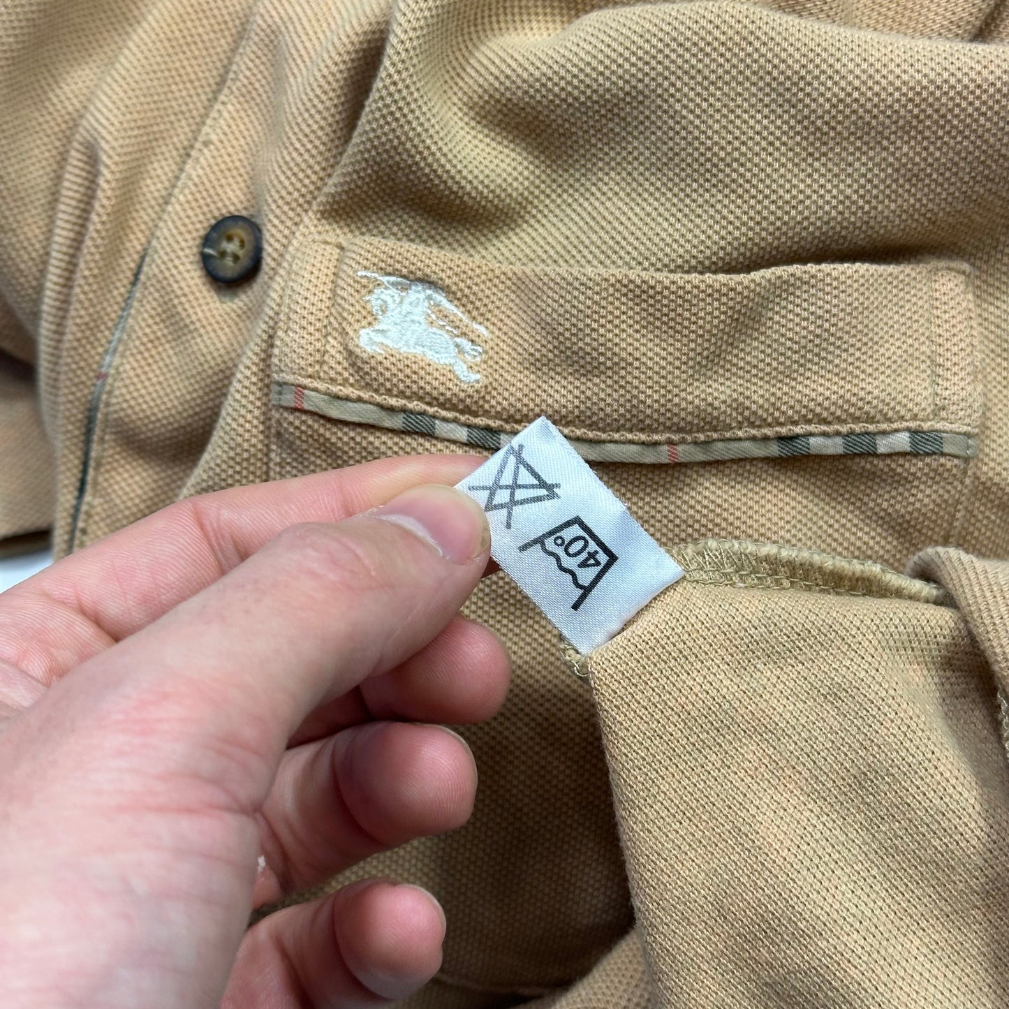 Burberrys 90’s Nova Check Prorsum Polo Shirt - M