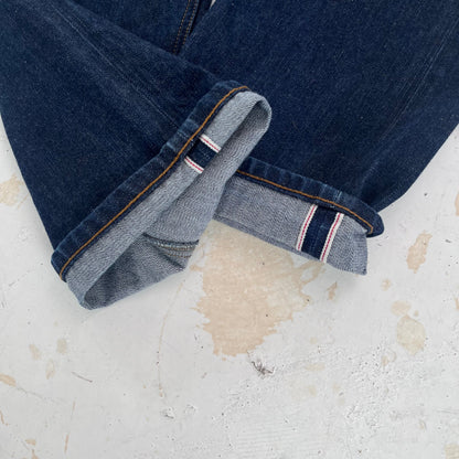 vintage selvedge buckle back denim | Blue, Blue