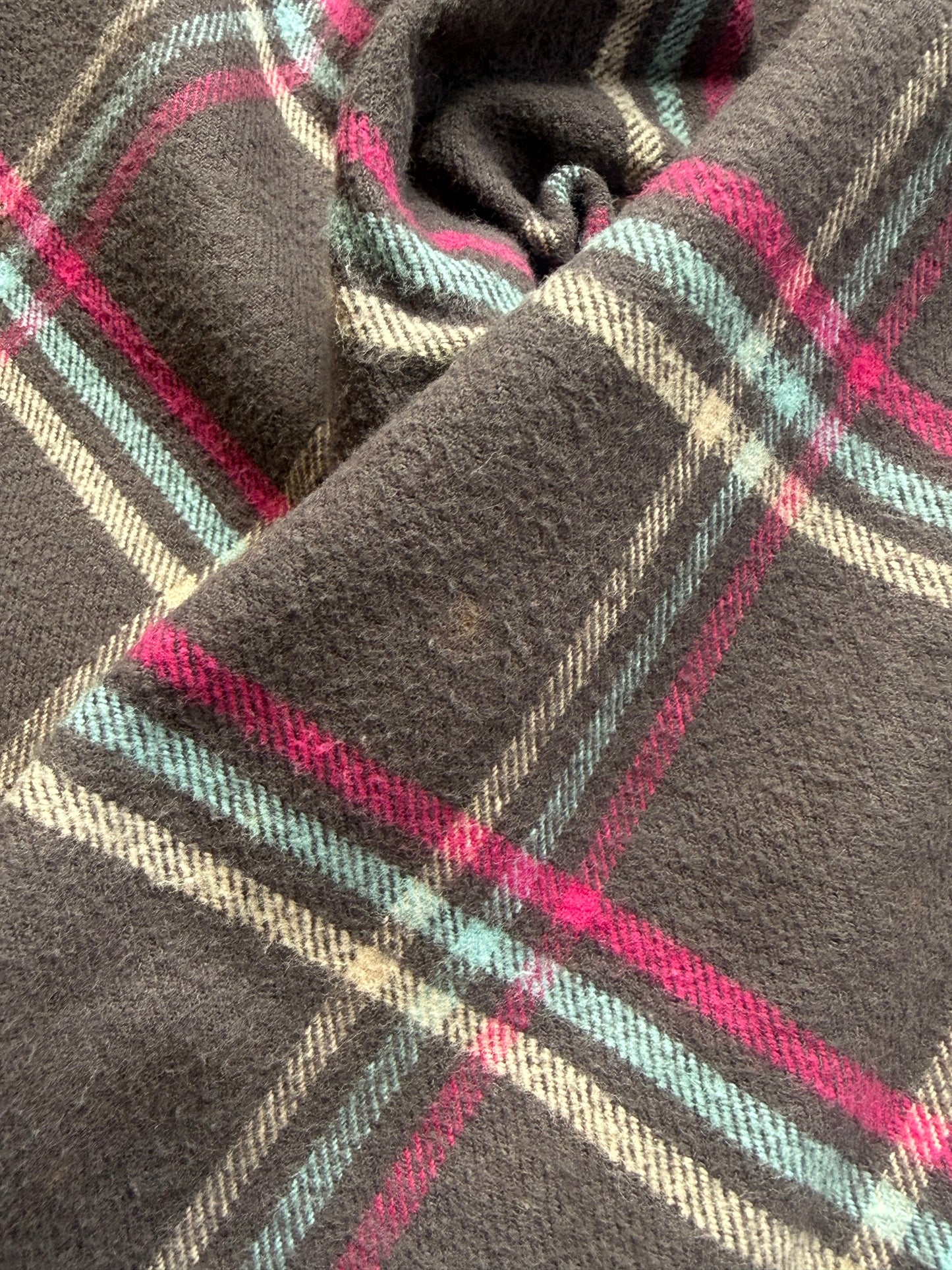 2000's Stüssy Flannel Overshirt L | O/S, Grey
