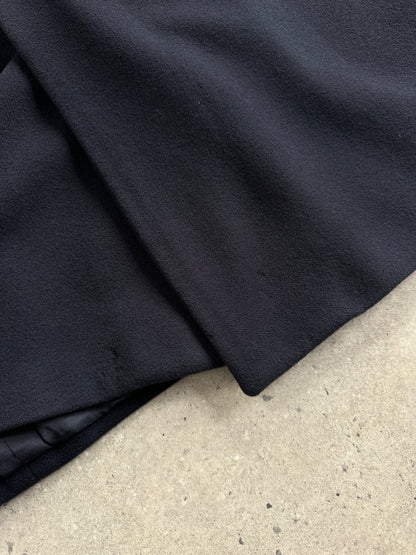 Emporio Armani 1990s Wool Cashmere Double Breasted Coat - L/XL