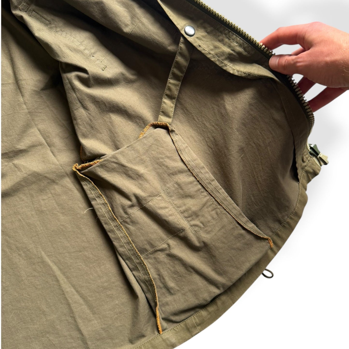 1999 Maharishi Elasticated Sleeve Jacket (L) | Default Title, Cream
