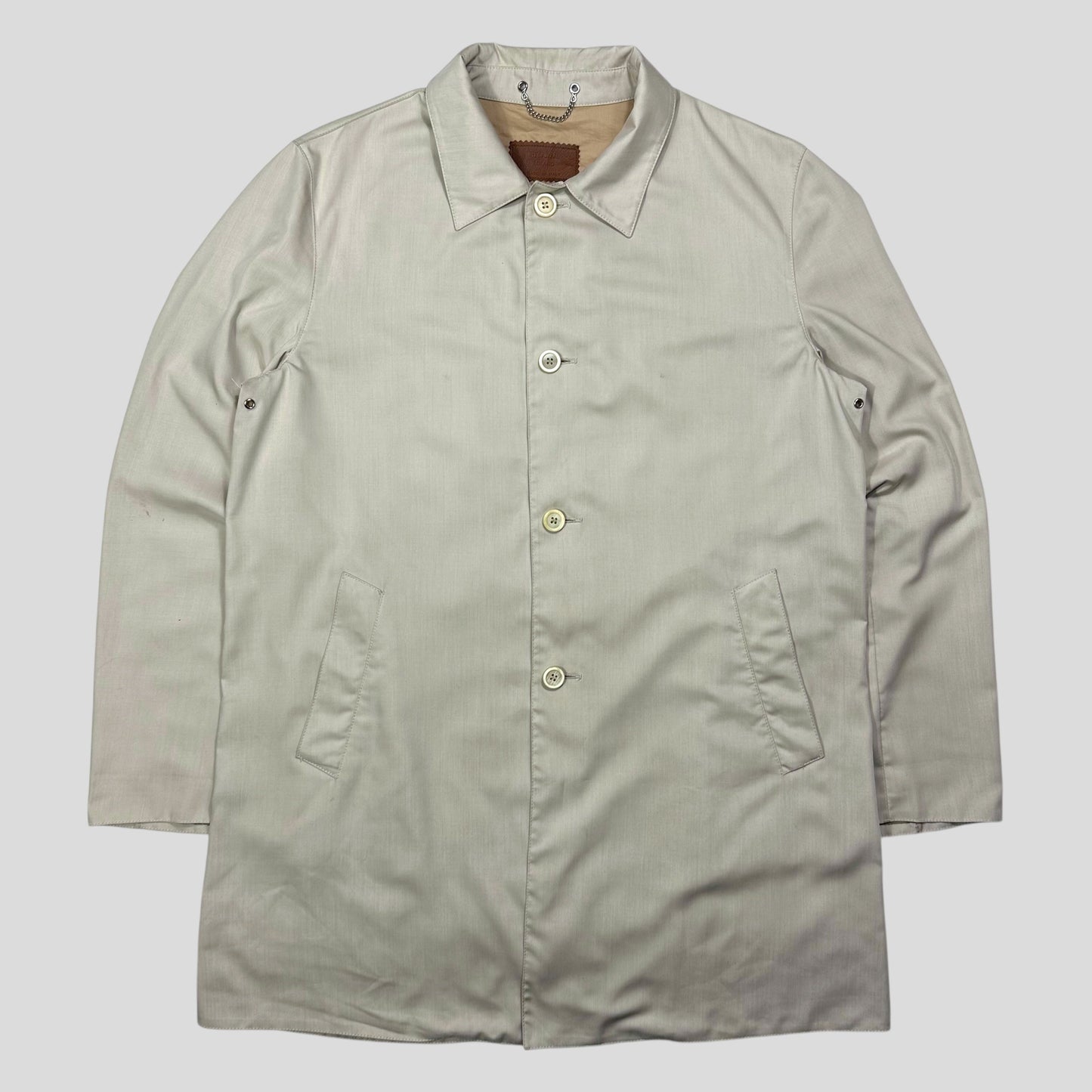 Prada Milano 2008 Soft Poly Premium Car Coat - M/L