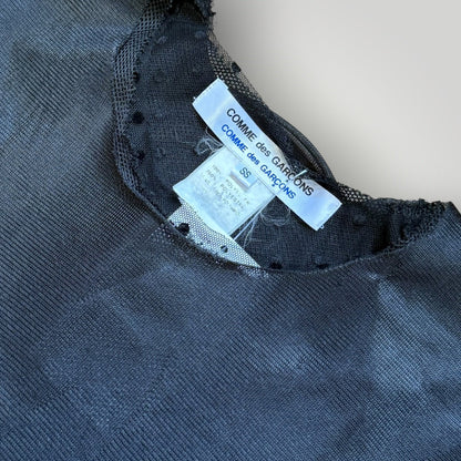 Comme des Garçons Duel Layer Mesh Top S | O/S, Black