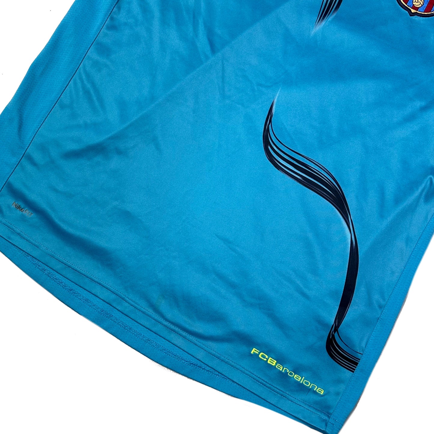 Nike Barcelona 2008/09 Training Shirt In Blue ( L )
