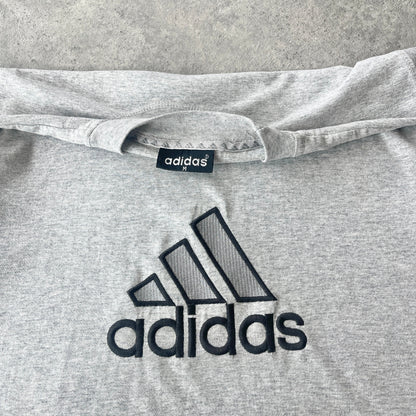 Adidas 1990s heavyweght embroidered t-shirt (L)