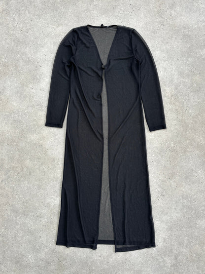 Vintage 2000s Sheer Floor Length Cardigan - S/M