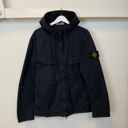 Stone Island Supima Cotton Twill Jacket (L) | Large, Blue