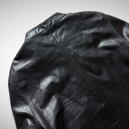 DKNY Jeans Leather Biker Jacket (2000s)