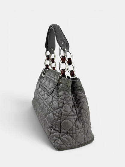 2009 Christian Dior Charming Lock Grey Handbag | O/S, Grey