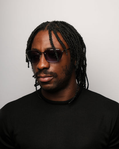 Fendi rimless sunglasses | O/S, Gunmetal