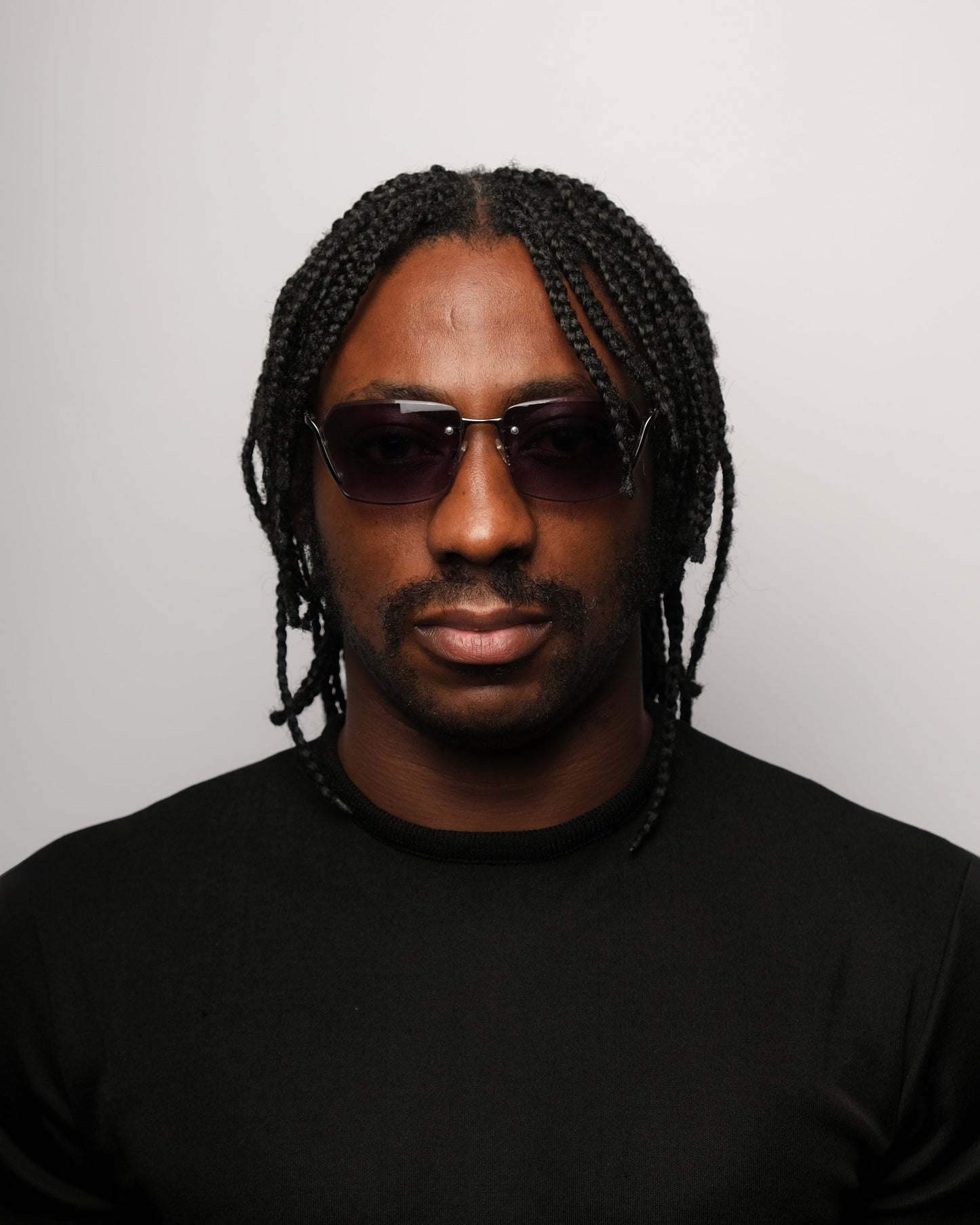 Fendi rimless sunglasses | O/S, Gunmetal
