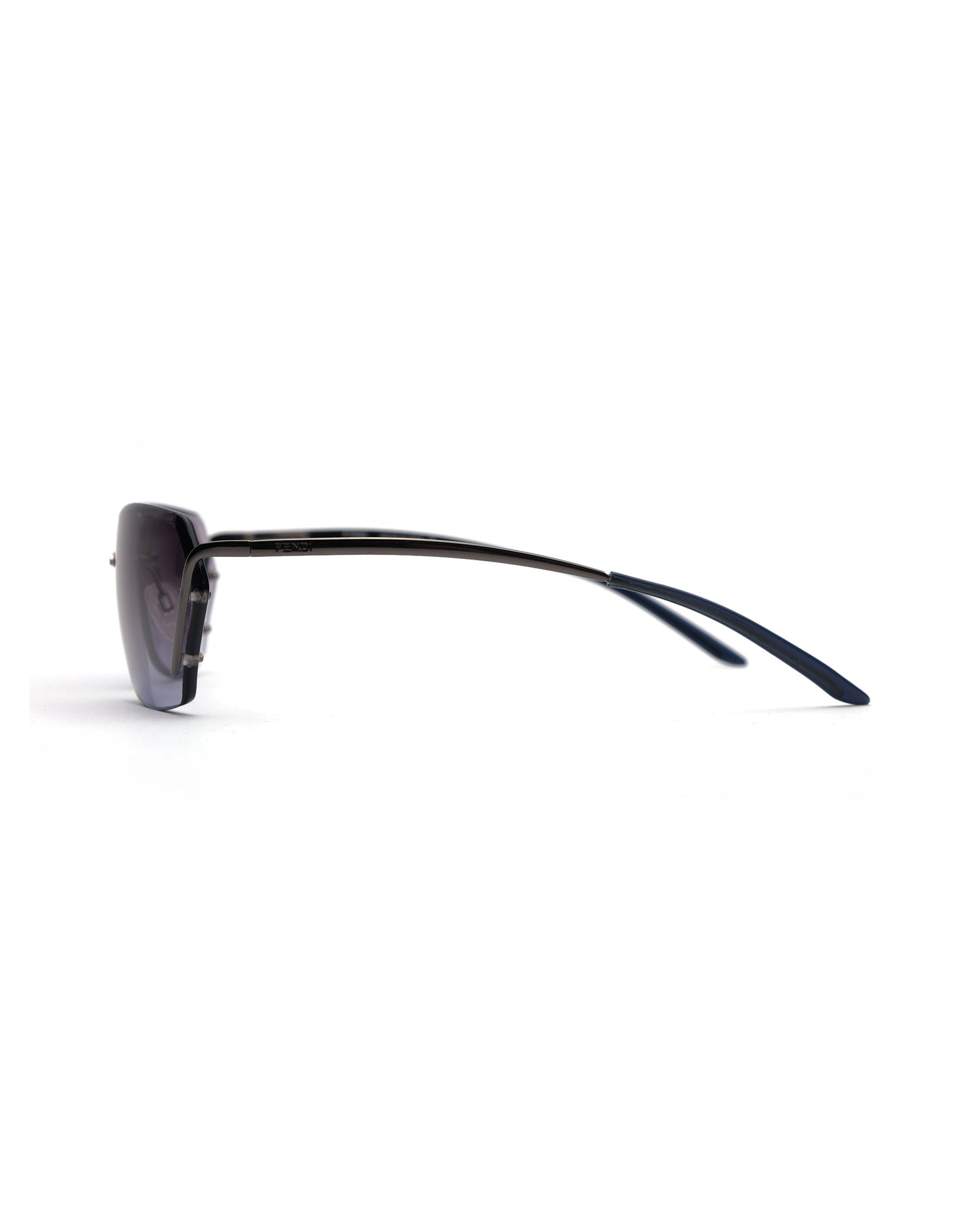 Fendi rimless sunglasses | O/S, Gunmetal
