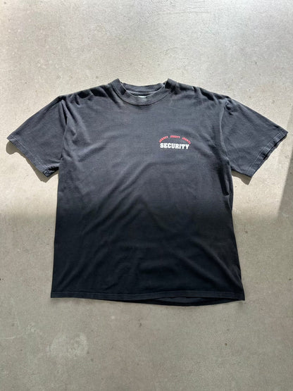 1990's Jerry Springer Too Hot Security T-Shirt - XL | X-Large, Red