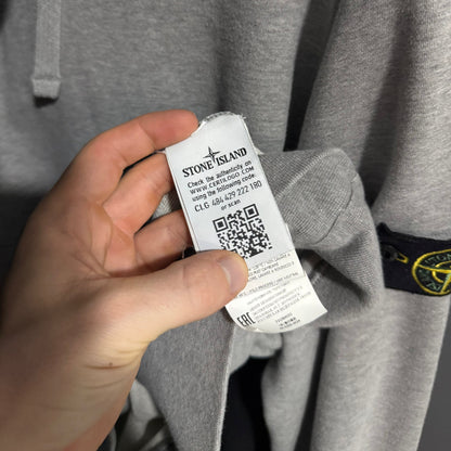 Stone Island Grey Pullover Hoodie