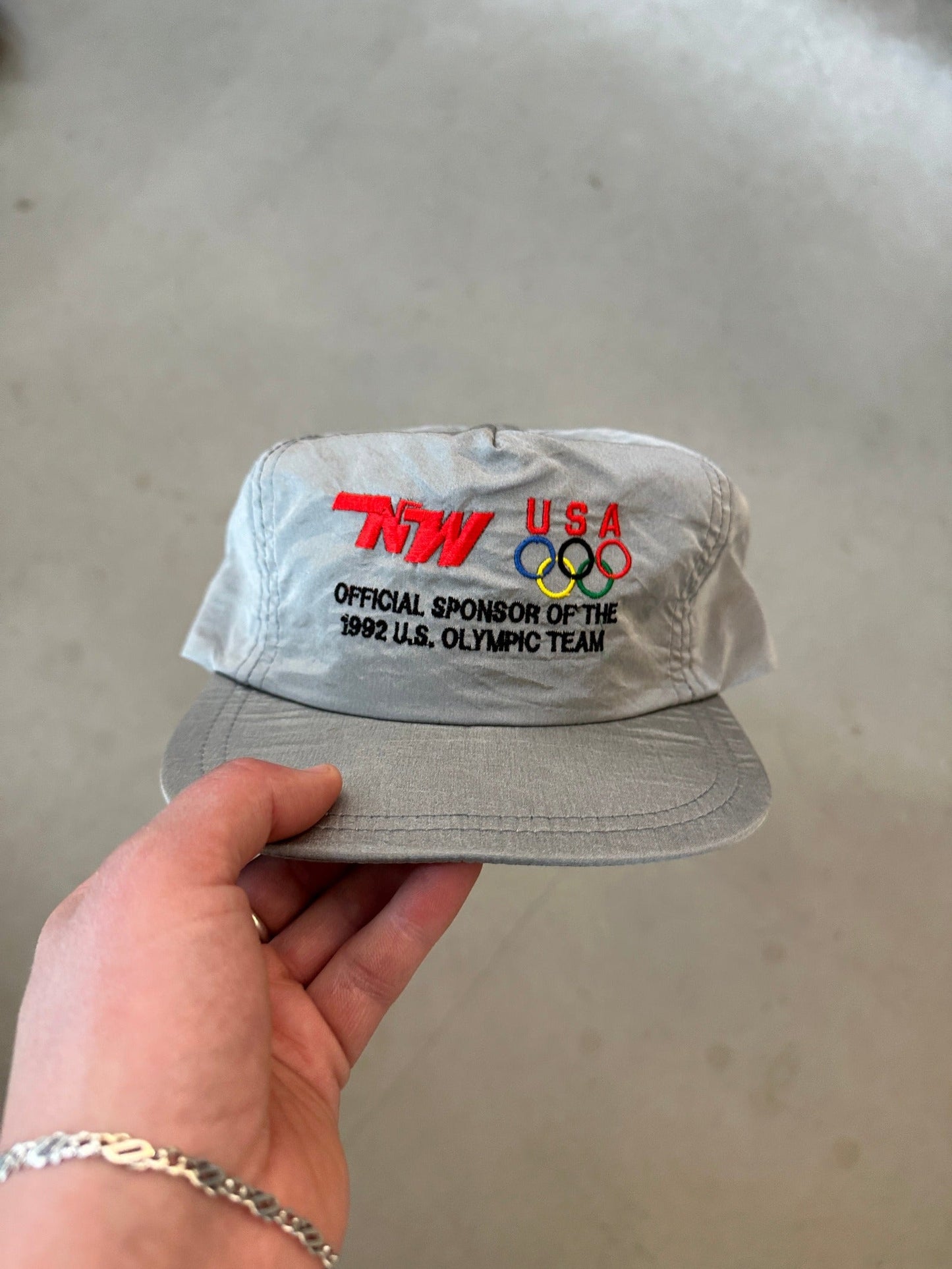1992 NW US Olympics Sponsor Cap | O/S, Grey