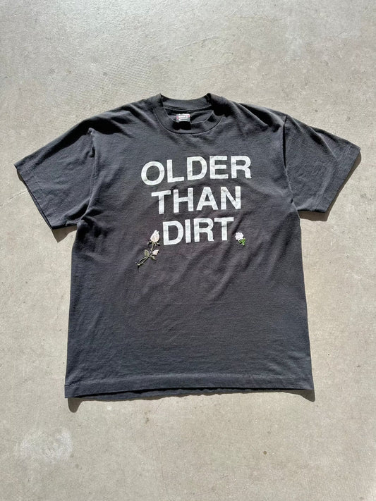 1990's Older Than Dirt T-Shirt - L | Large, Red