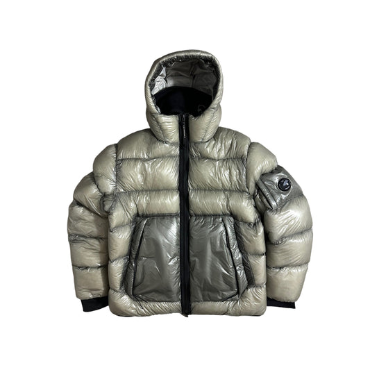 CP Company DD Shell Down Puffer Jacket with Micro Lens