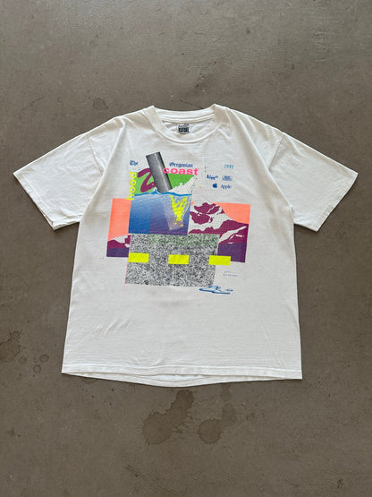 1991 Hood 2 Coast Relay Apple T-Shirt - L