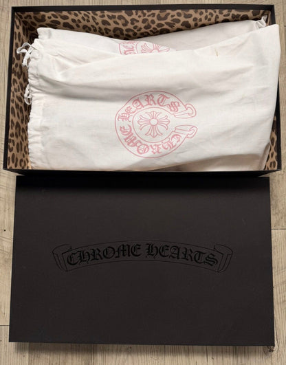 Chrome Hearts Sugar Jones Suede Triple Cross Black Boots | UK 39, Black