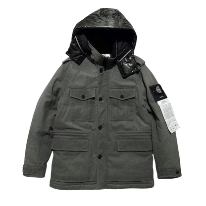 Stone Island A/W 2014 Ice Wool Blend Jacket | XL, Grey