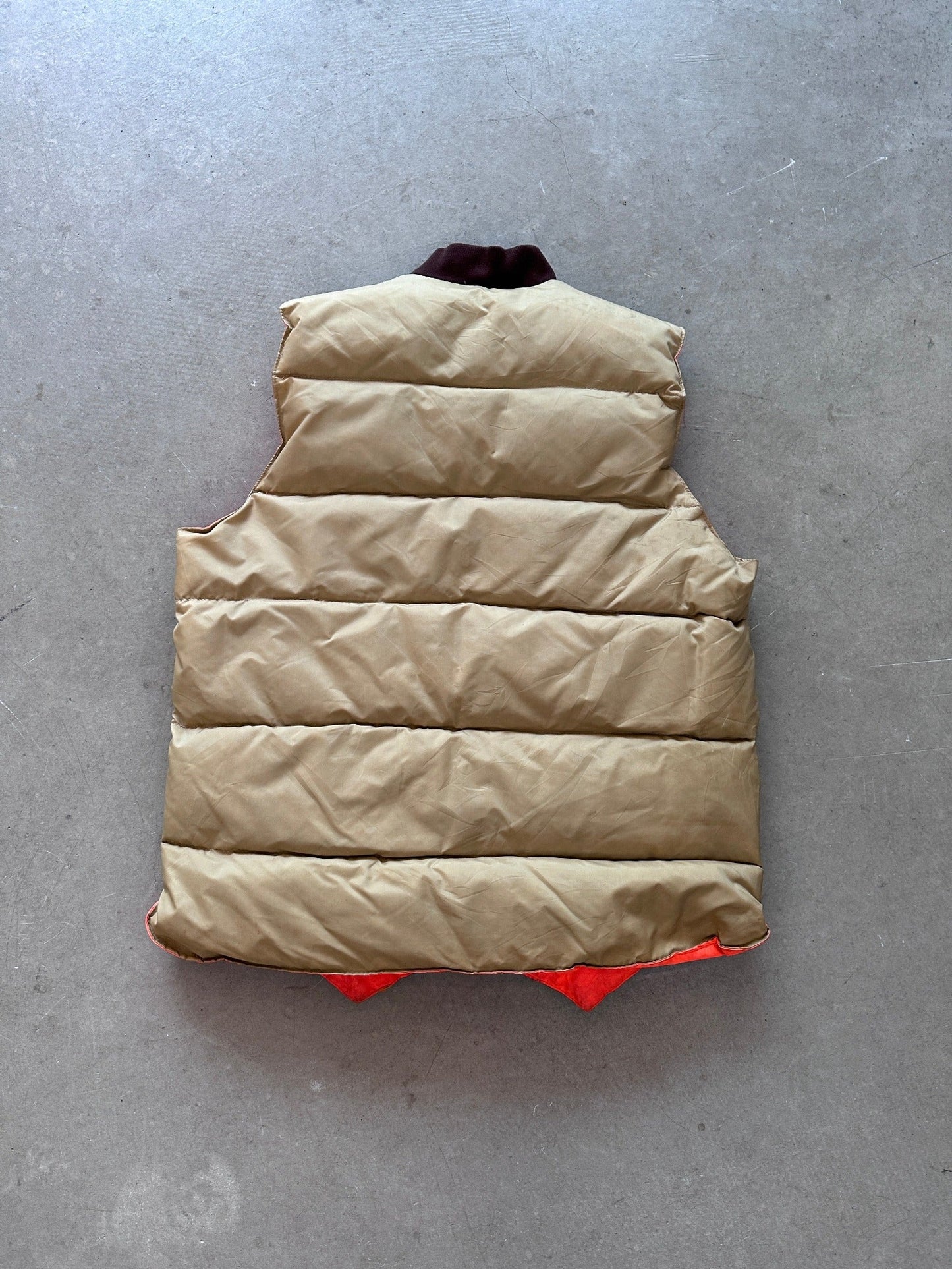 1980's K-Mart Reversible Down Vest - M | Medium, Red