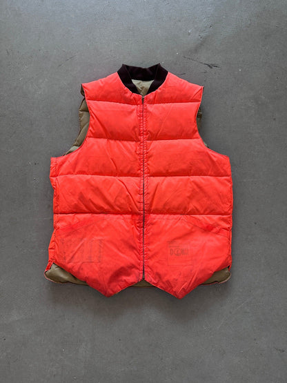 1980's K-Mart Reversible Down Vest - M | Medium, Red