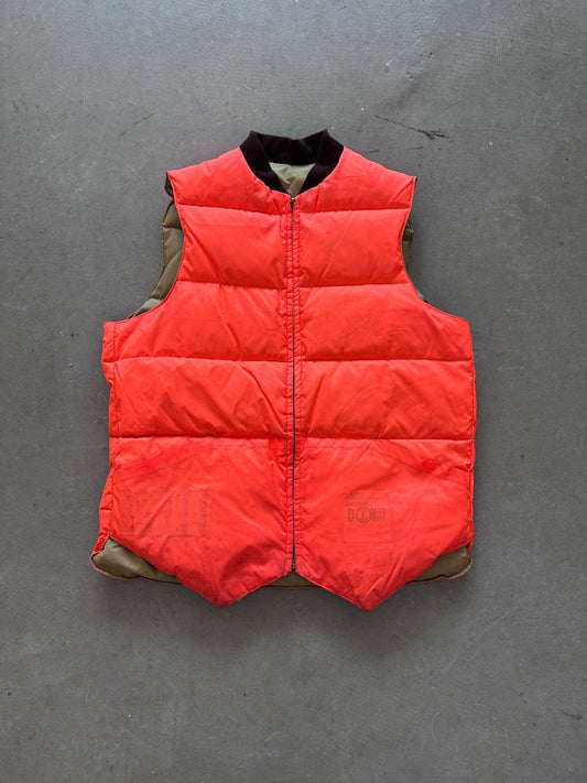 1980's K-Mart Reversible Down Vest - M | Medium, Red