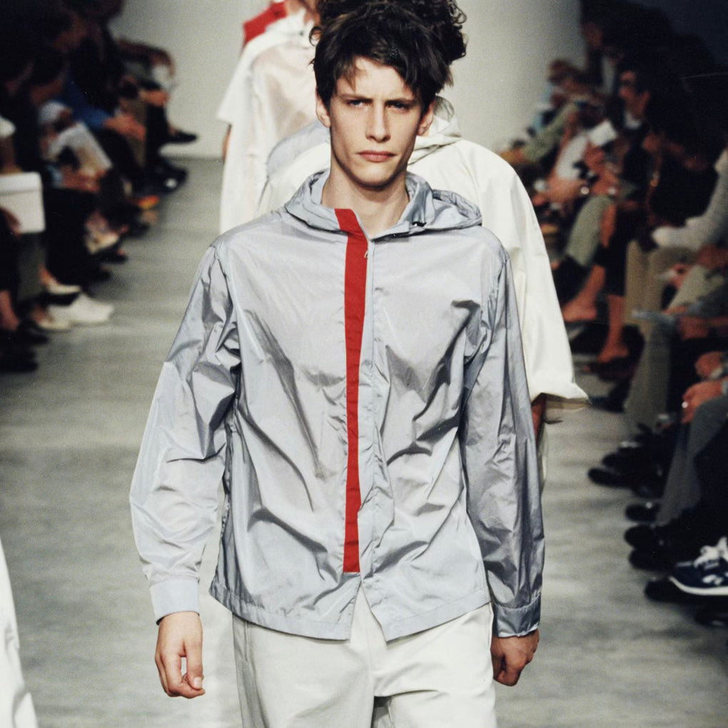 Prada Sport 1999 Nylon Panelled Zip-up Shirt - S/M | Default Title, Multicoloured