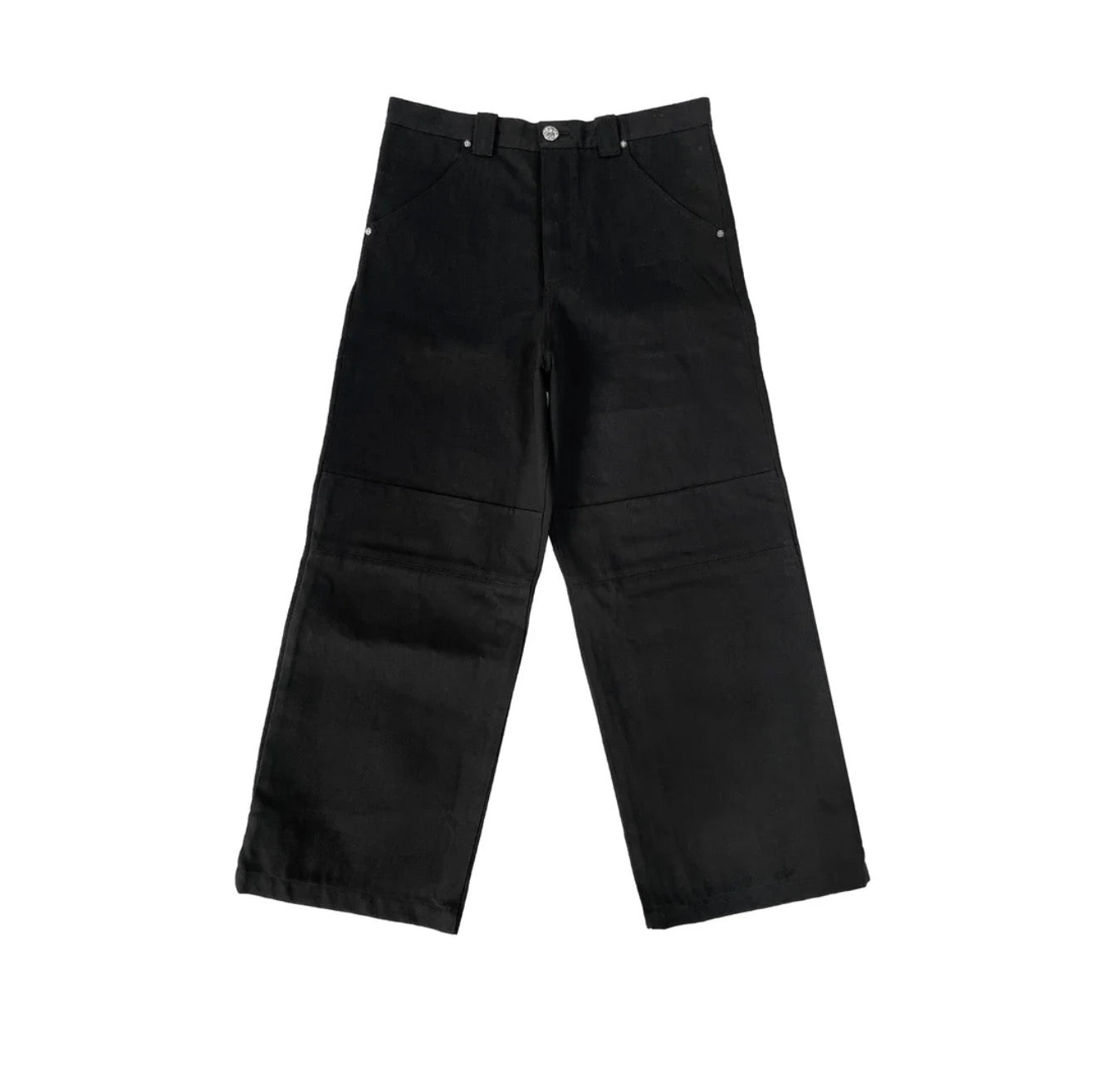 Chrome Hearts Street Sweeper Denim Pants Black | W34, Black