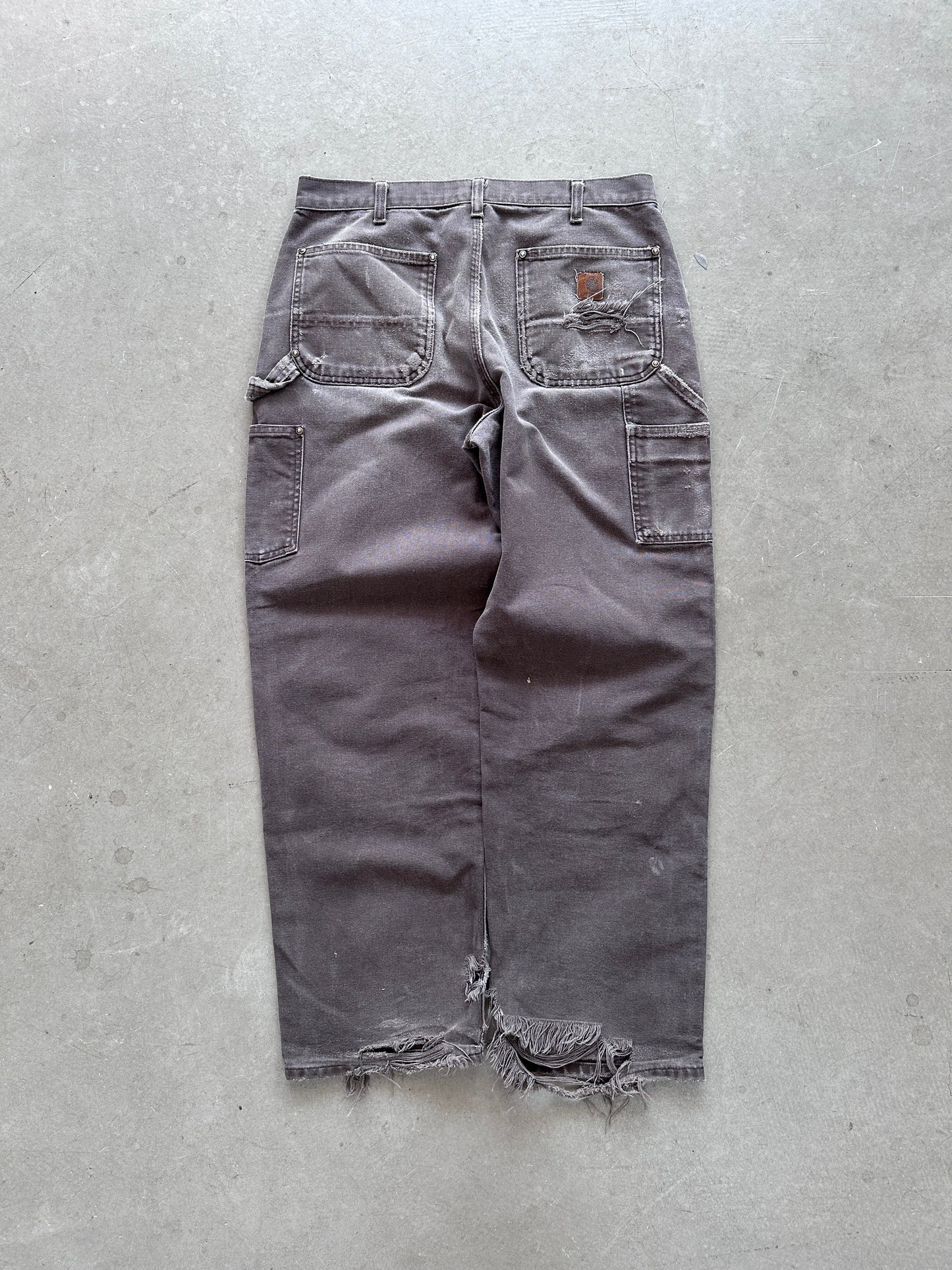 Carhartt Thrashed Double Knee Pants - 34 x 32 | W33, Red