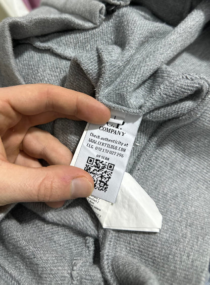 CP Company Grey Goggle Hoodie