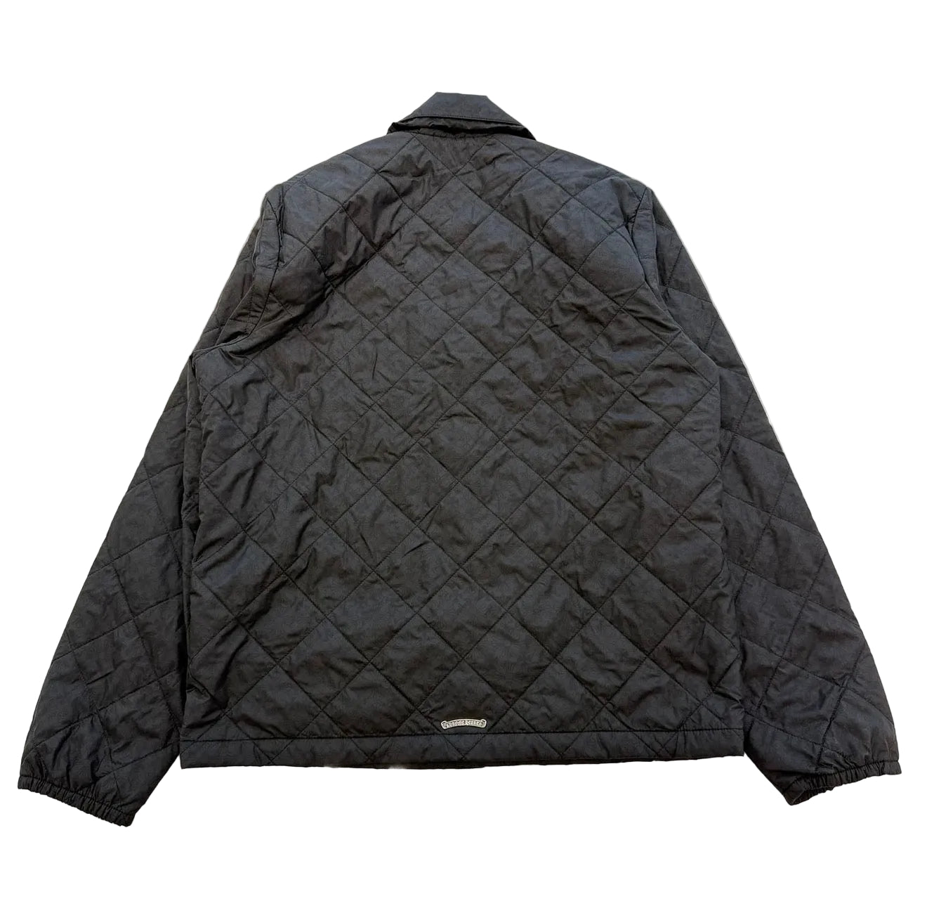 Chrome Hearts CH Embroidered Quilted Nylon Jacket | Medium, Red