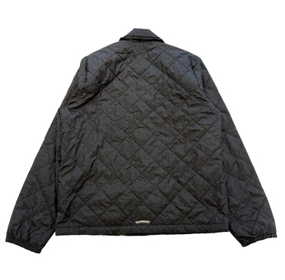 Chrome Hearts CH Embroidered Quilted Nylon Jacket | Medium, Red