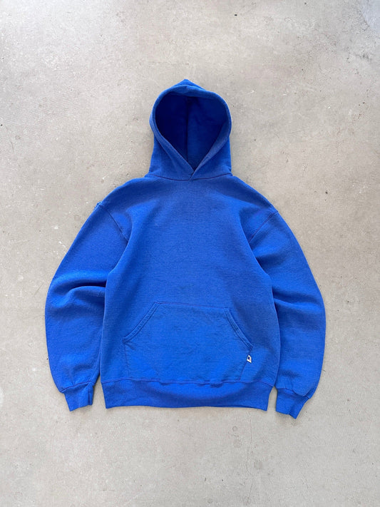 1990's Russell Athletic Blank Hoodie - L | Large, Red