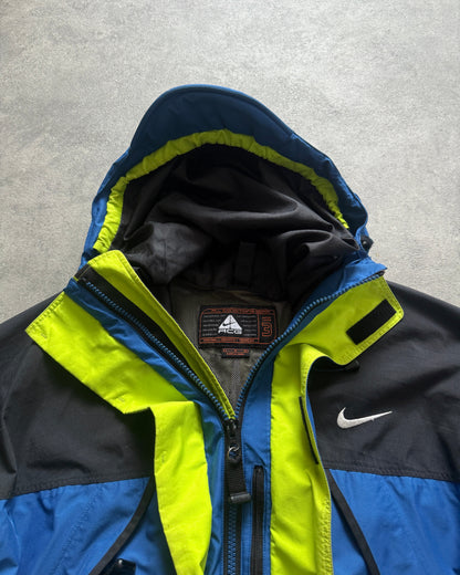 nike acg 1998 storm-fit technical waterproof jacket (L) | Large, Multicoloured