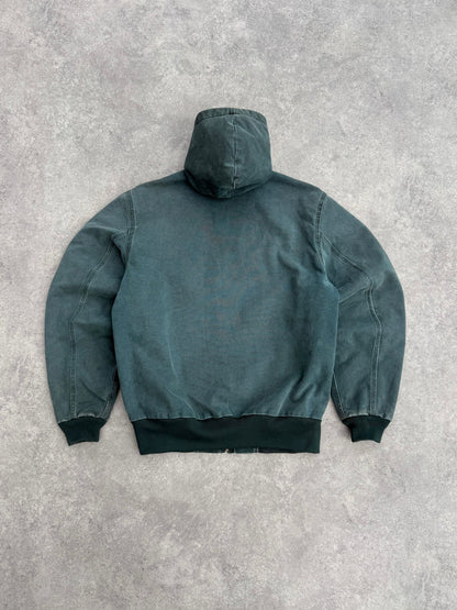 carhartt 1999 j06htg quilted lined hooded active jacket (l) | Default Title, Green