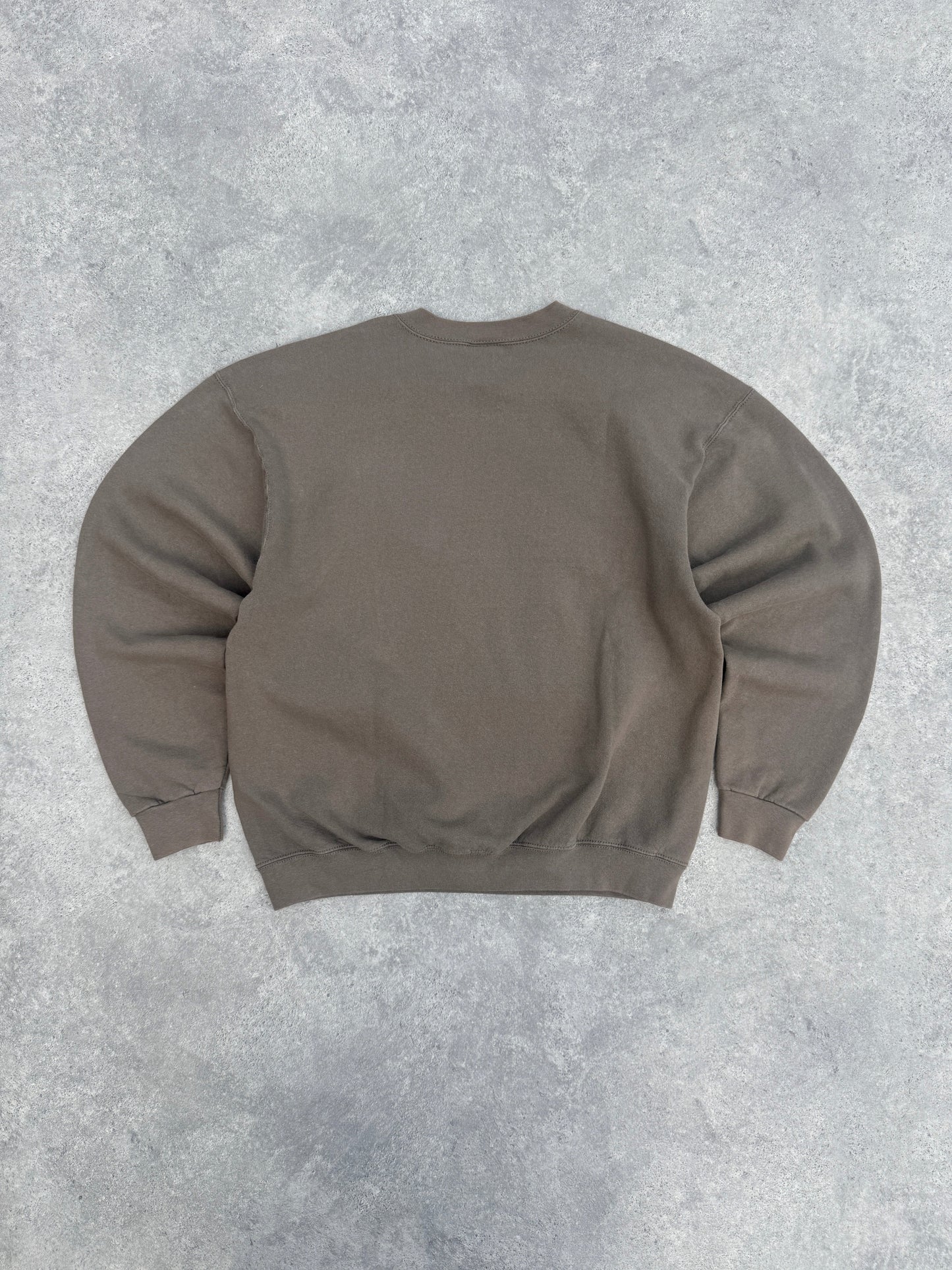nike acg 1990s heavyweight embroidered spellout sweatshirt (l) | Default Title, Brown