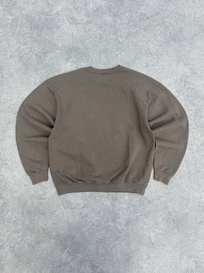 nike acg 1990s heavyweight embroidered spellout sweatshirt (l) | Default Title, Brown