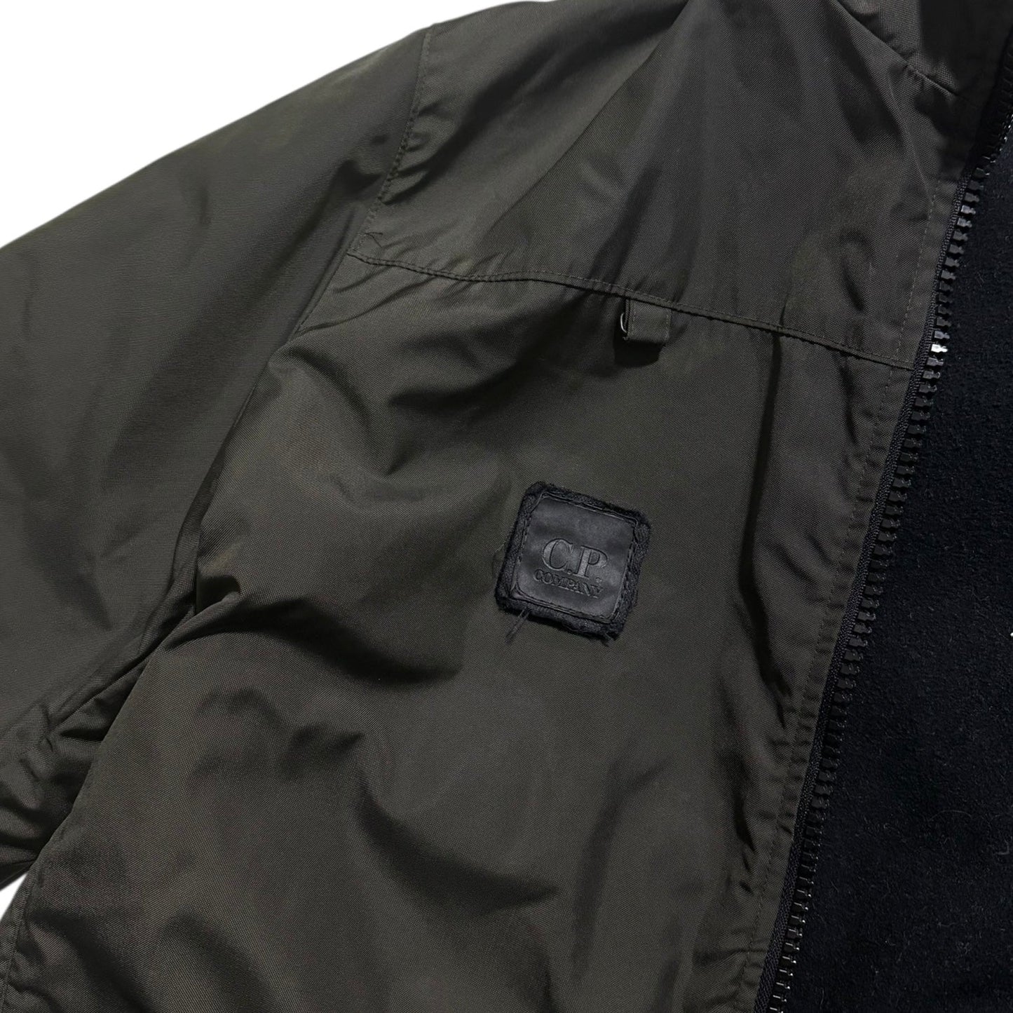 CP Company Fleece Lined Urban Protection Jacket | Medium, Olive