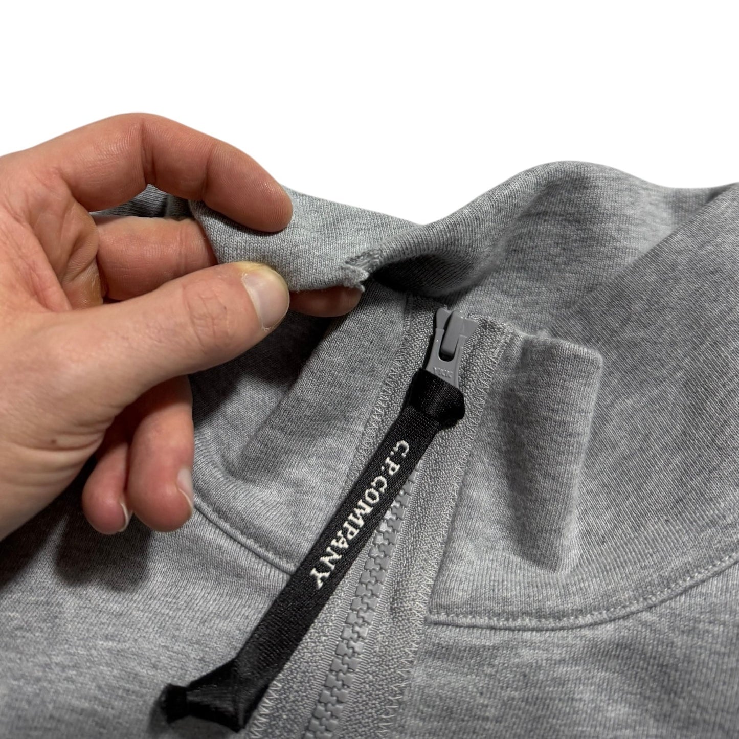 CP Company Quarter Zip Pullover | XXL, Grey
