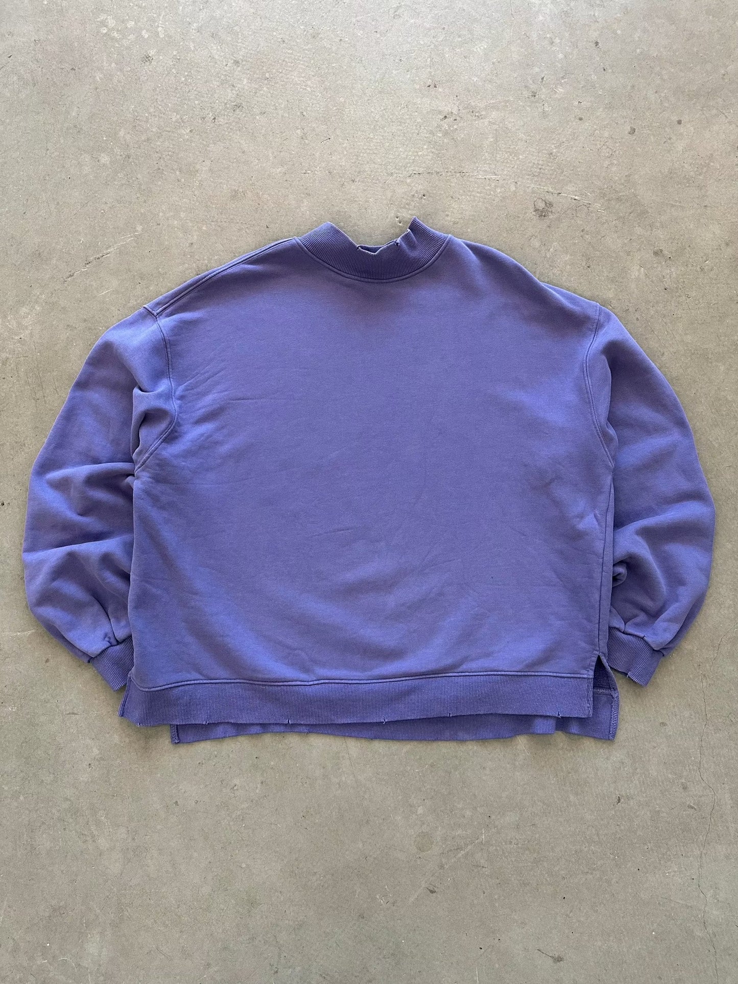 1990's Mock Neck Heavyweight Sweat - XL | X-Large, Red