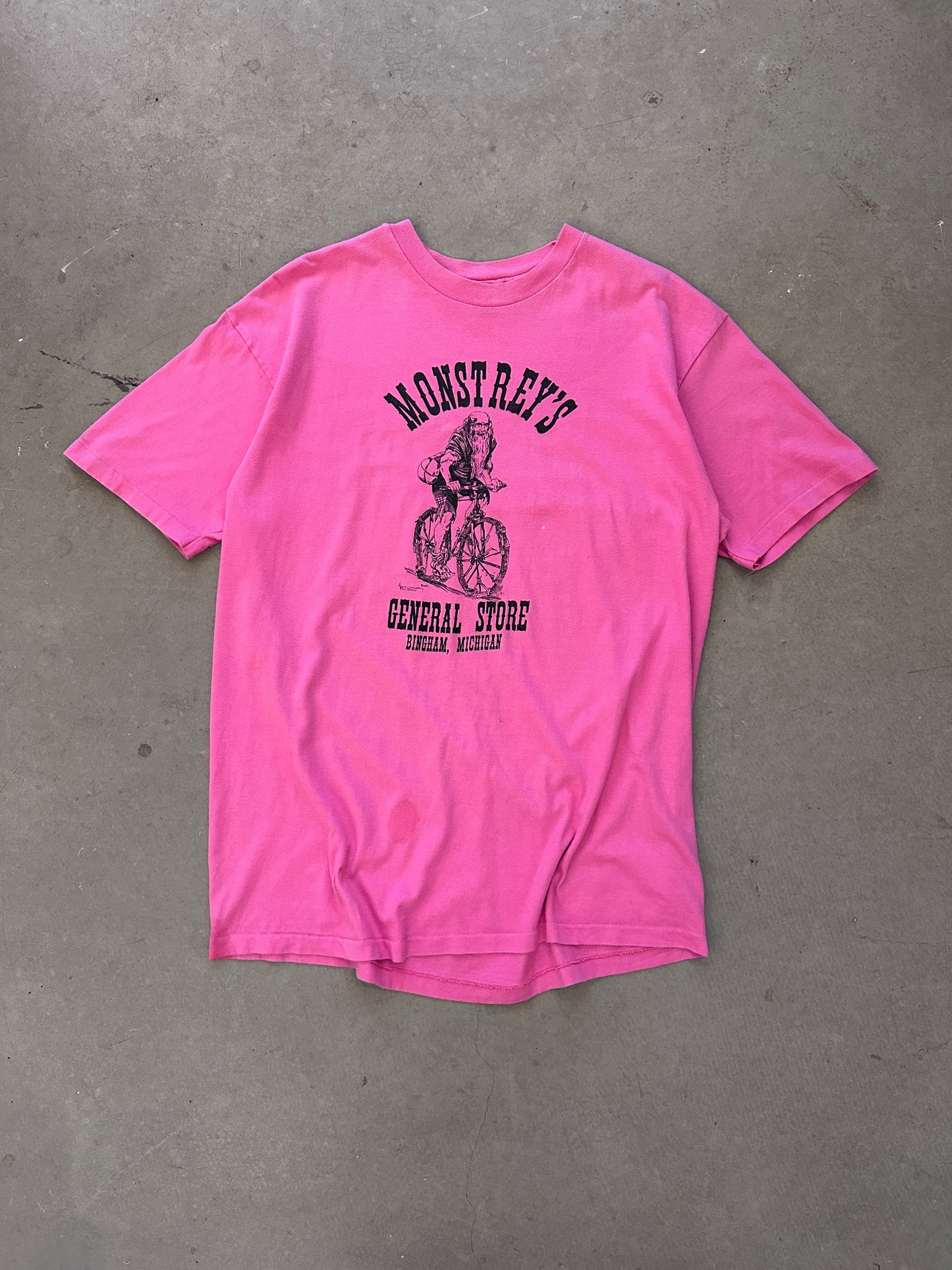 1990's Monstrey's General Store T-Shirt - XL | X-Large, Red