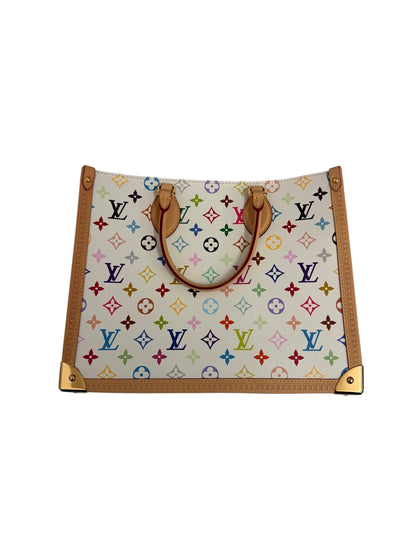 Louis Vuitton X Takashi Murakami OnTheGo Trunk MM Handbag White/ Multi Coloured | O/S, Multicoloured