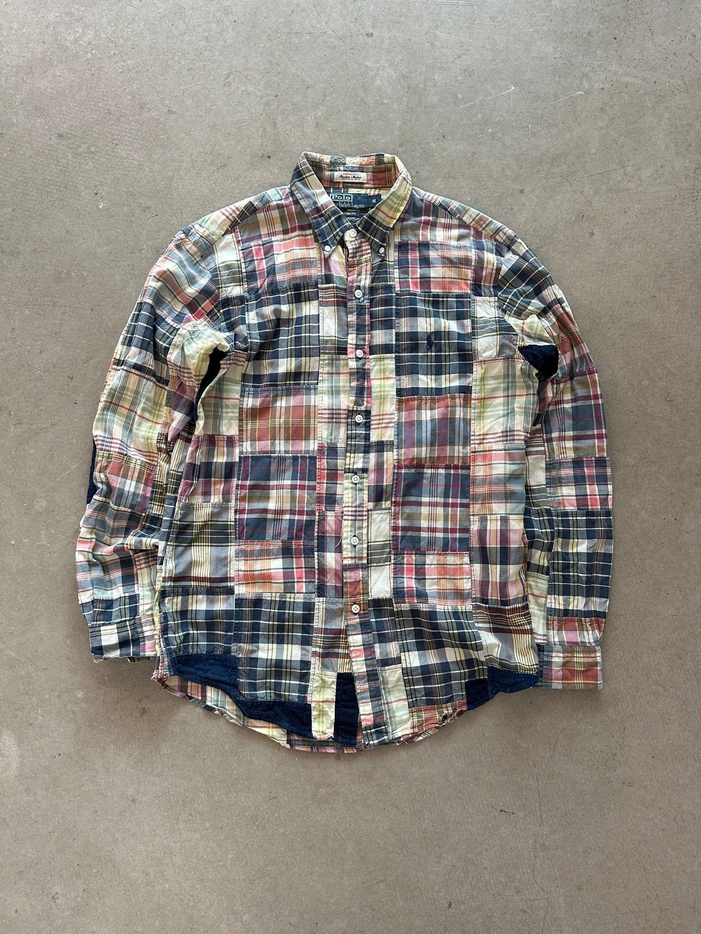 Ralph Lauren Patchwork Madras Shirt - M