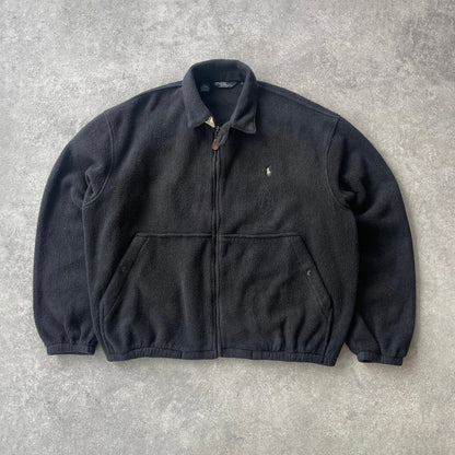Ralph Lauren 1990s heavyweight Polartec fleece harrington jacket (L)